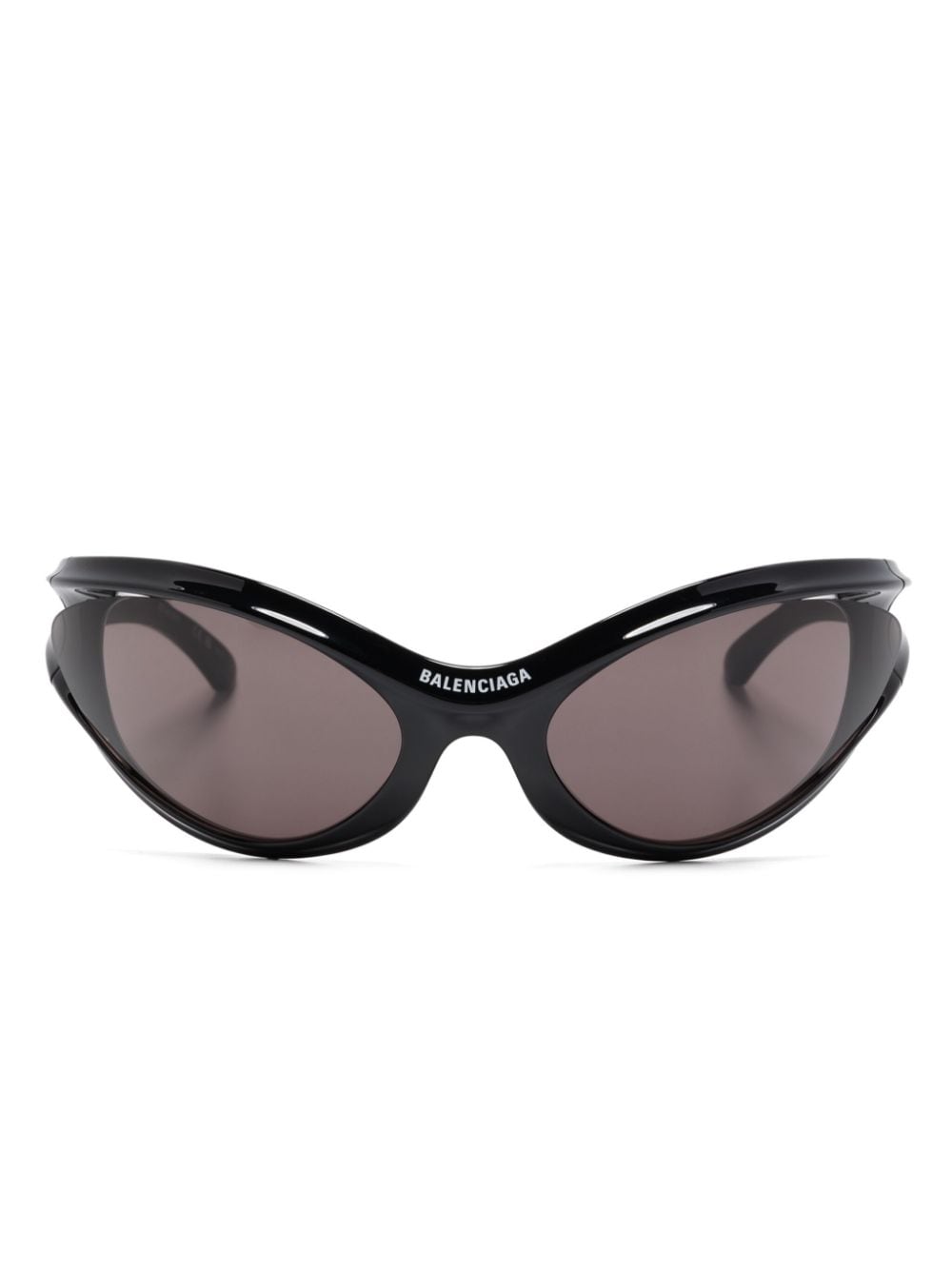 Balenciaga Eyewear Dynamo round-frame sunglasses - Black von Balenciaga Eyewear