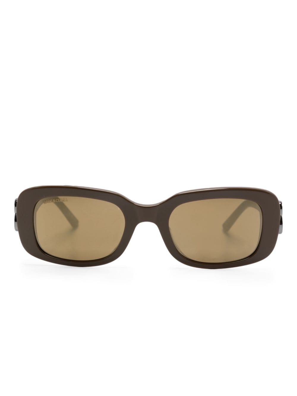 Balenciaga Eyewear Everyday rectangle-frame sunglasses - Brown von Balenciaga Eyewear