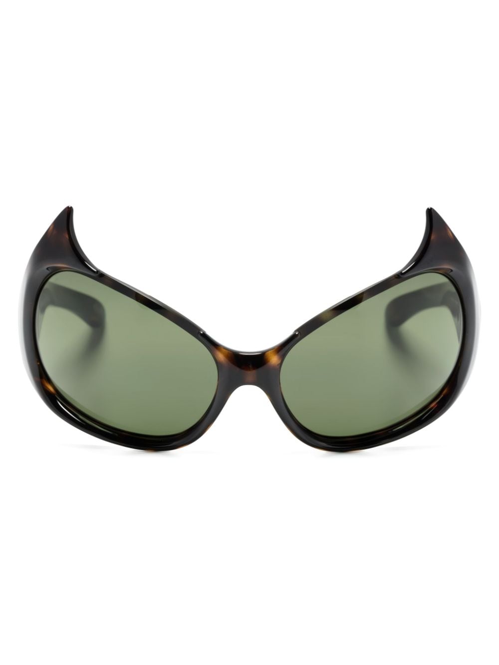 Balenciaga Eyewear Gotham Cat sunglasses - Brown von Balenciaga Eyewear