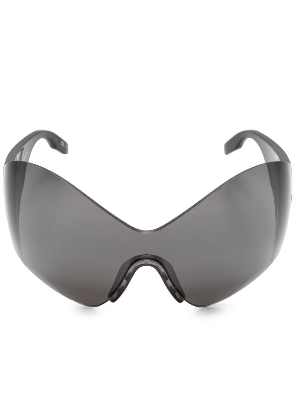 Balenciaga Eyewear Mask butterfly-frame sunglasses - Black von Balenciaga Eyewear