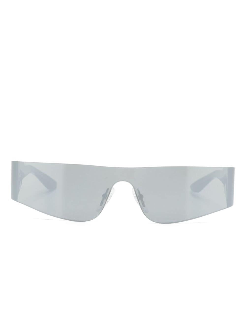 Balenciaga Eyewear Mono rectangle-frame sunglasses - Silver von Balenciaga Eyewear