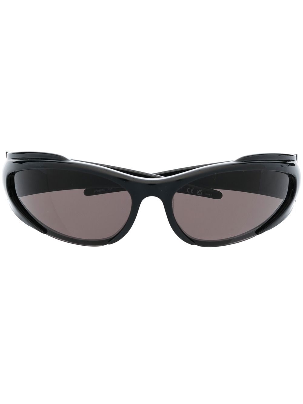 Balenciaga Eyewear Reverse Xpander rectangle-frame sunglasses - Black von Balenciaga Eyewear