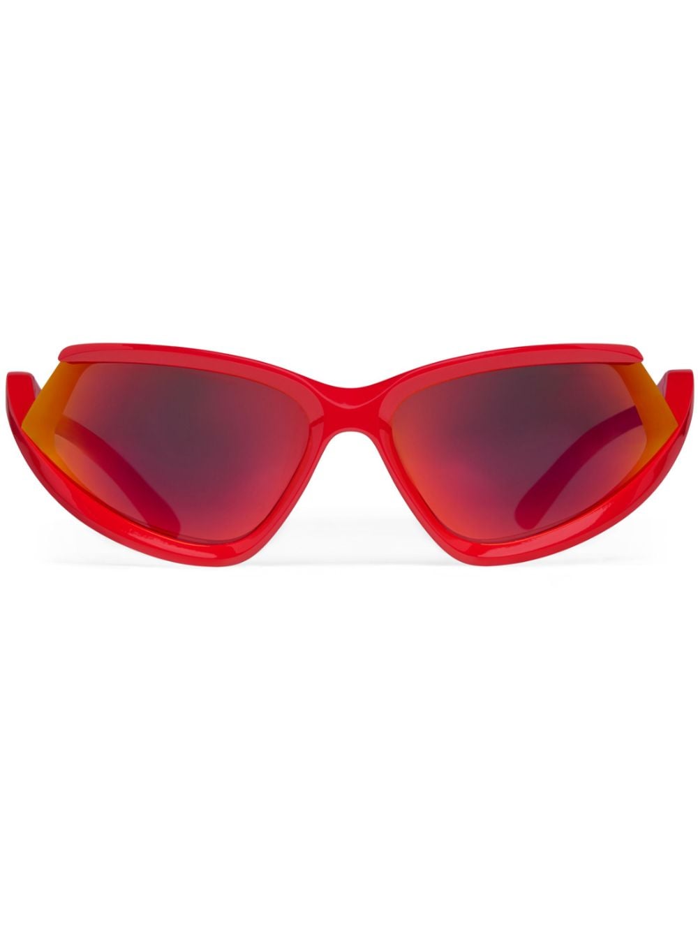 Balenciaga Eyewear Side Xpander Cat sunglasses - Red von Balenciaga Eyewear