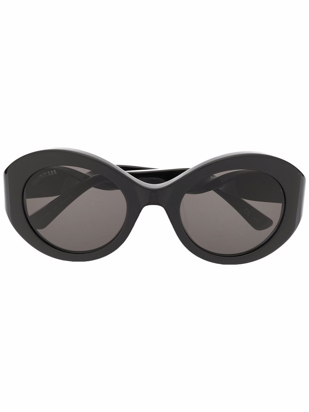 Balenciaga Eyewear Twist round-frame sunglasses - Black von Balenciaga Eyewear