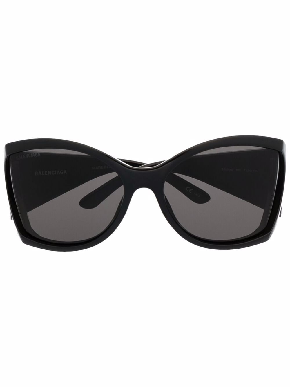 Balenciaga Eyewear Void butterfly-frame sunglasses - Black von Balenciaga Eyewear
