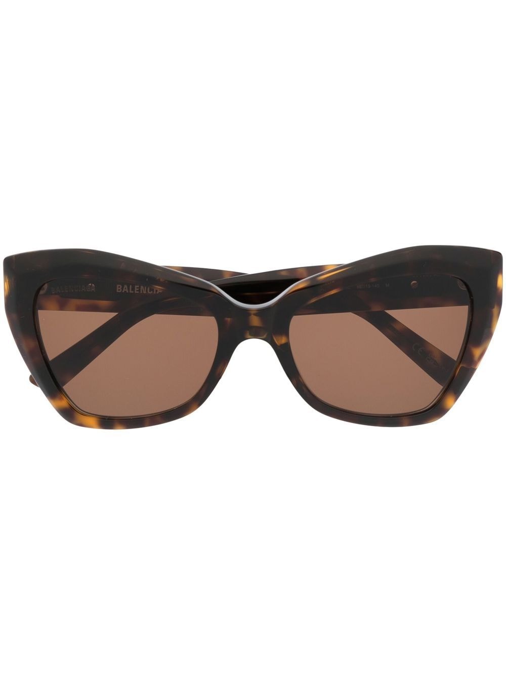 Balenciaga Eyewear butterfly tinted sunglasses - Brown von Balenciaga Eyewear
