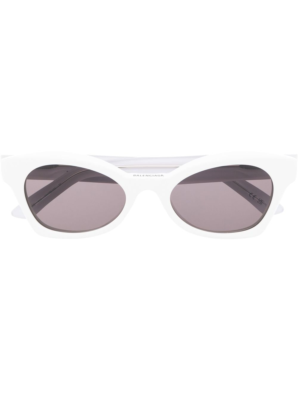 Balenciaga Eyewear cat-eye sunglasses - White von Balenciaga Eyewear