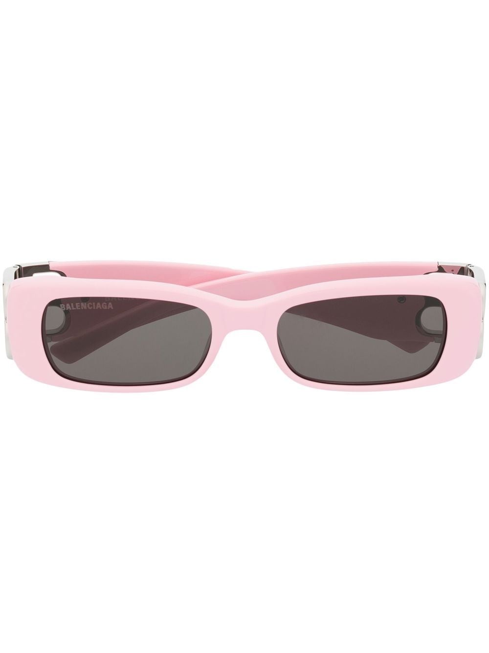 Balenciaga Eyewear crystal-embellished square-frame sunglasses - Pink von Balenciaga Eyewear