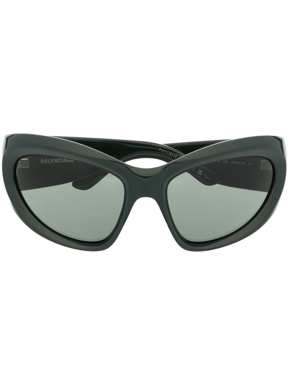 Balenciaga Eyewear gradient-lens cat-eye sunglasses - Green von Balenciaga Eyewear