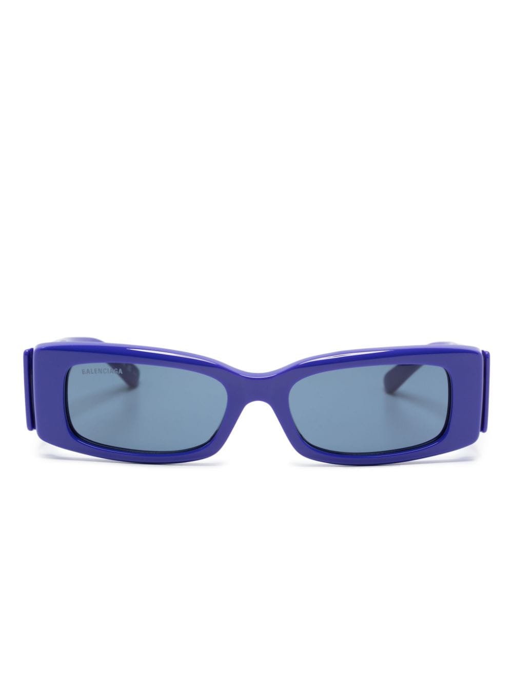 Balenciaga Eyewear logo-print arm detail sunglasses - Blue von Balenciaga Eyewear