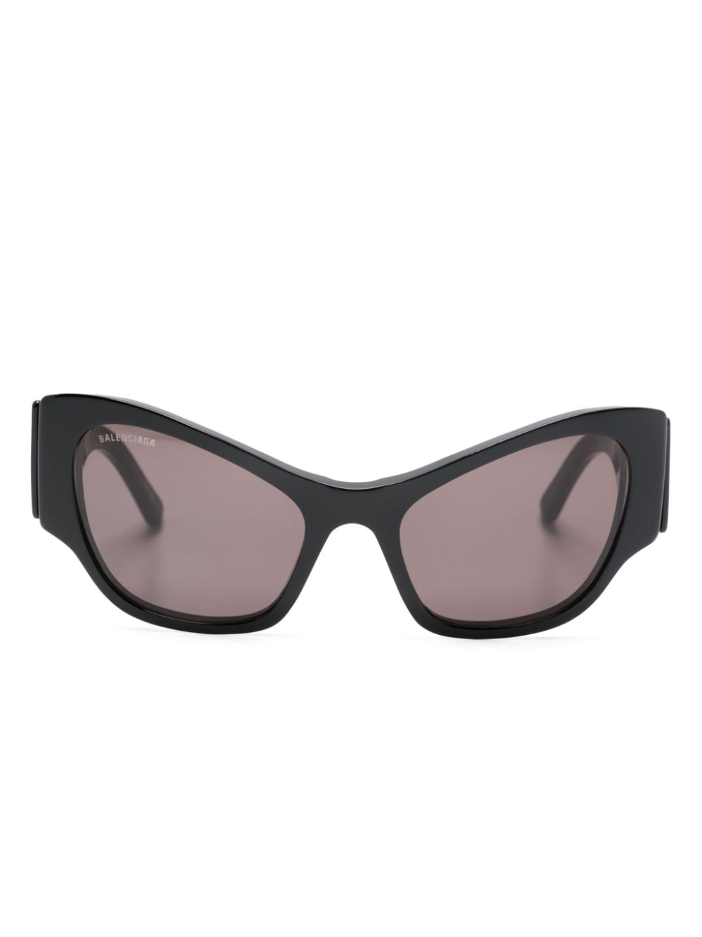 Balenciaga Eyewear logo-print cat-eye sunglasses - Black von Balenciaga Eyewear