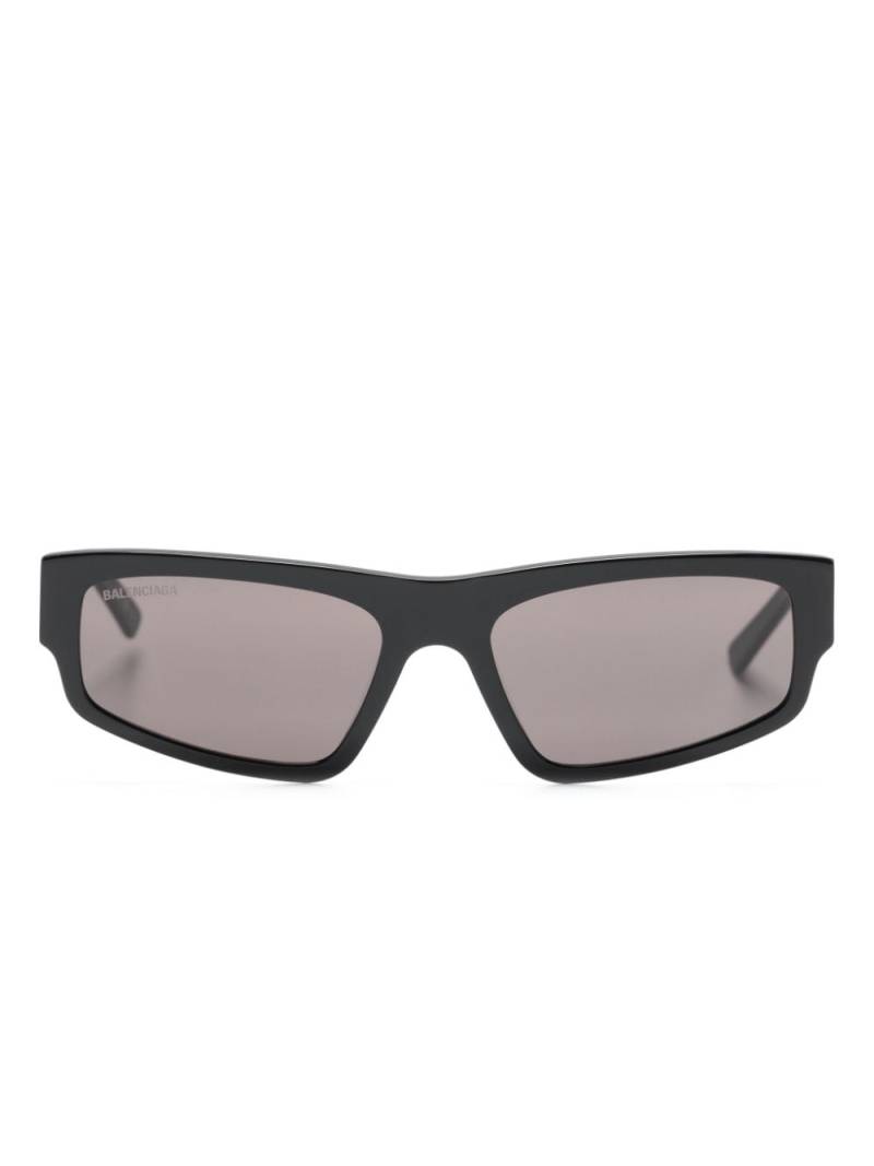 Balenciaga Eyewear logo-print square-frame sunglasses - Black von Balenciaga Eyewear