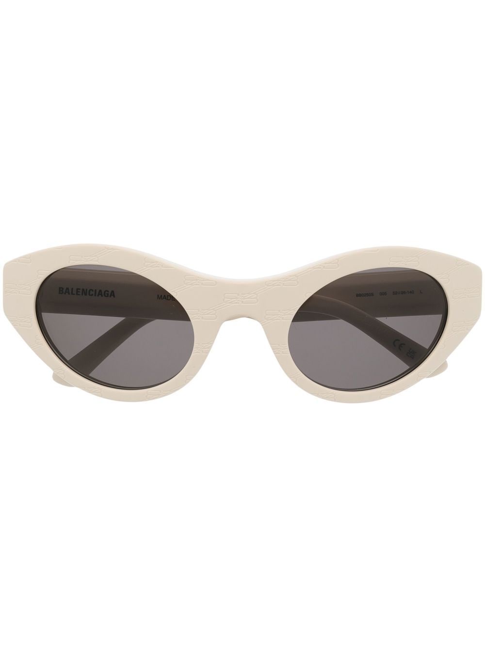Balenciaga Eyewear monogram cat-eye frame sunglasses - Neutrals von Balenciaga Eyewear