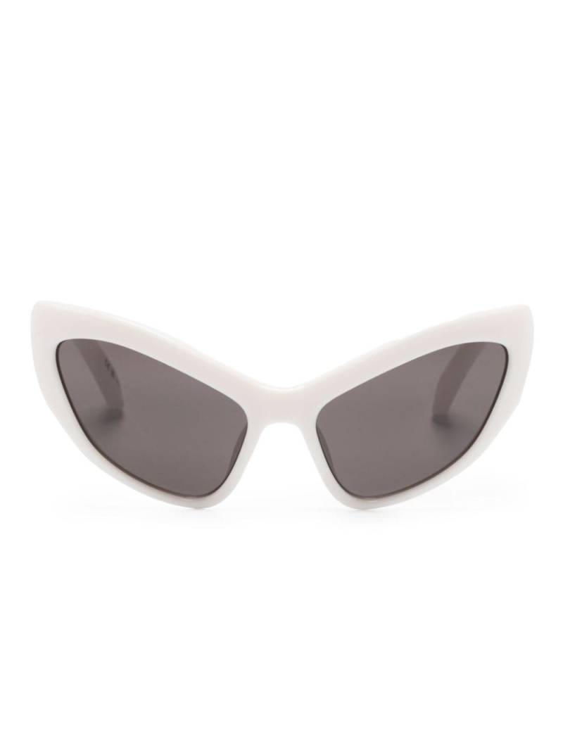 Balenciaga Eyewear oversize-frame sunglasses - White von Balenciaga Eyewear