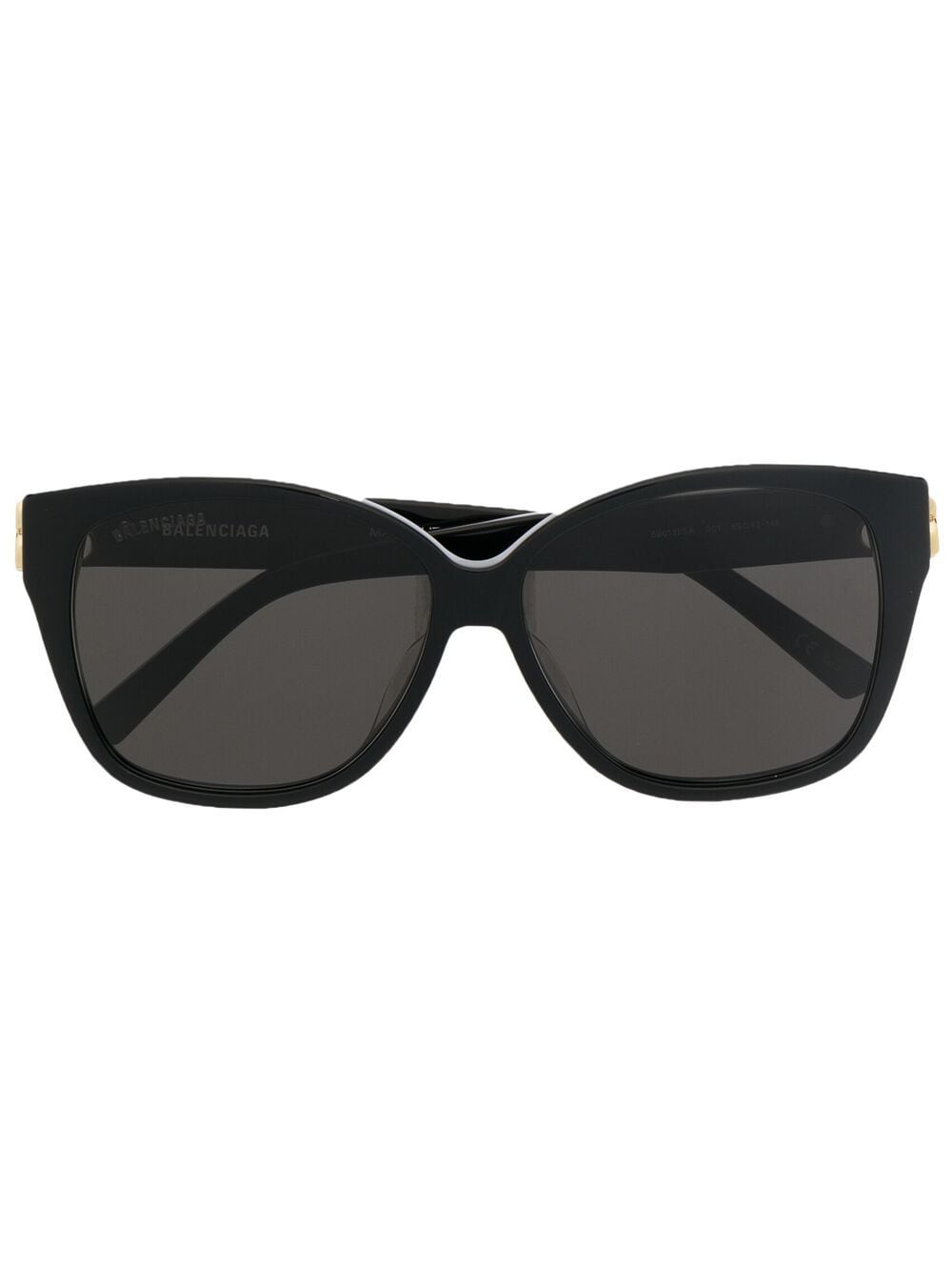 Balenciaga Eyewear oversize-frame tinted sunglasses - Black von Balenciaga Eyewear