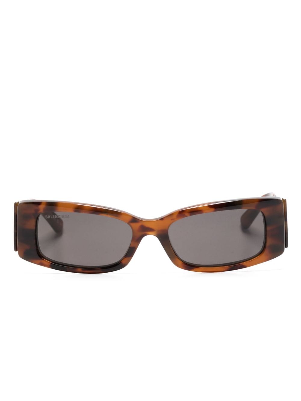 Balenciaga Eyewear rectangle-frame sunglasses - Brown von Balenciaga Eyewear