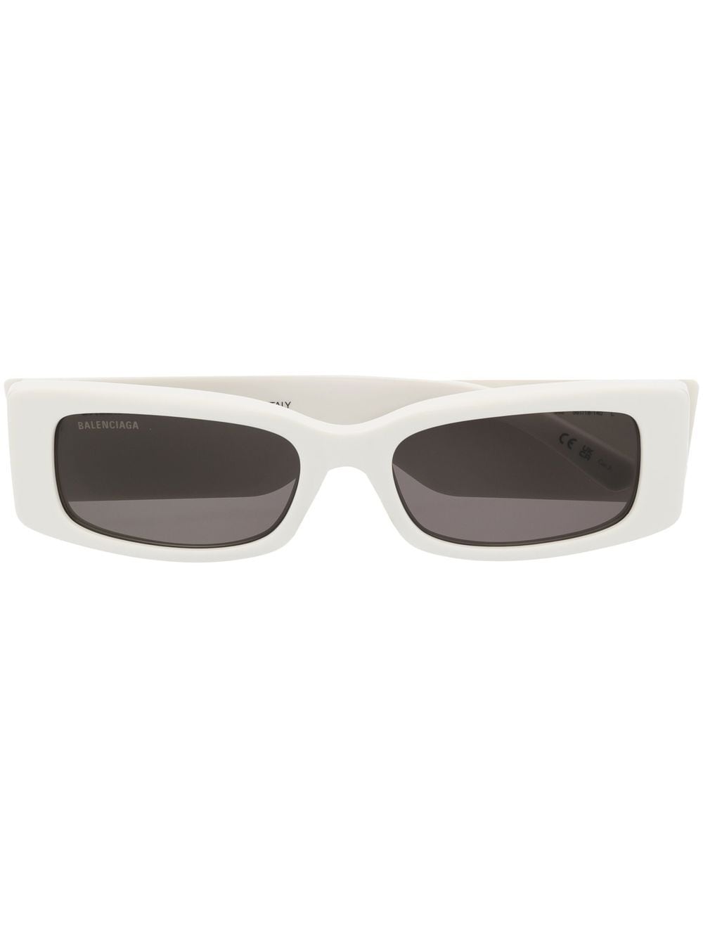 Balenciaga Eyewear rectangle-frame tinted sunglasses - White von Balenciaga Eyewear
