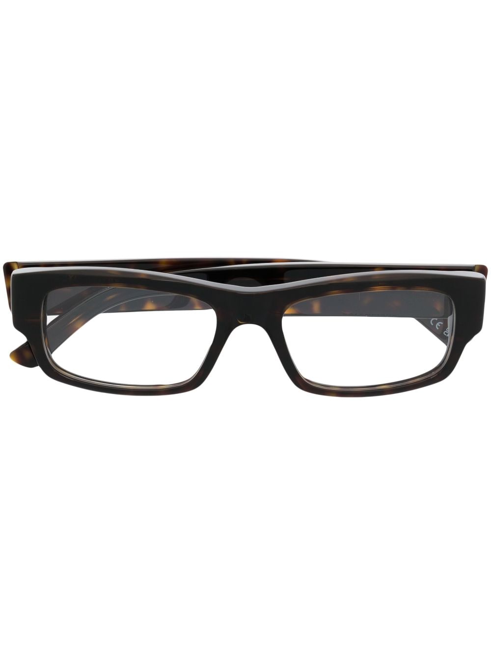 Balenciaga Eyewear square-frame glasses - Brown von Balenciaga Eyewear