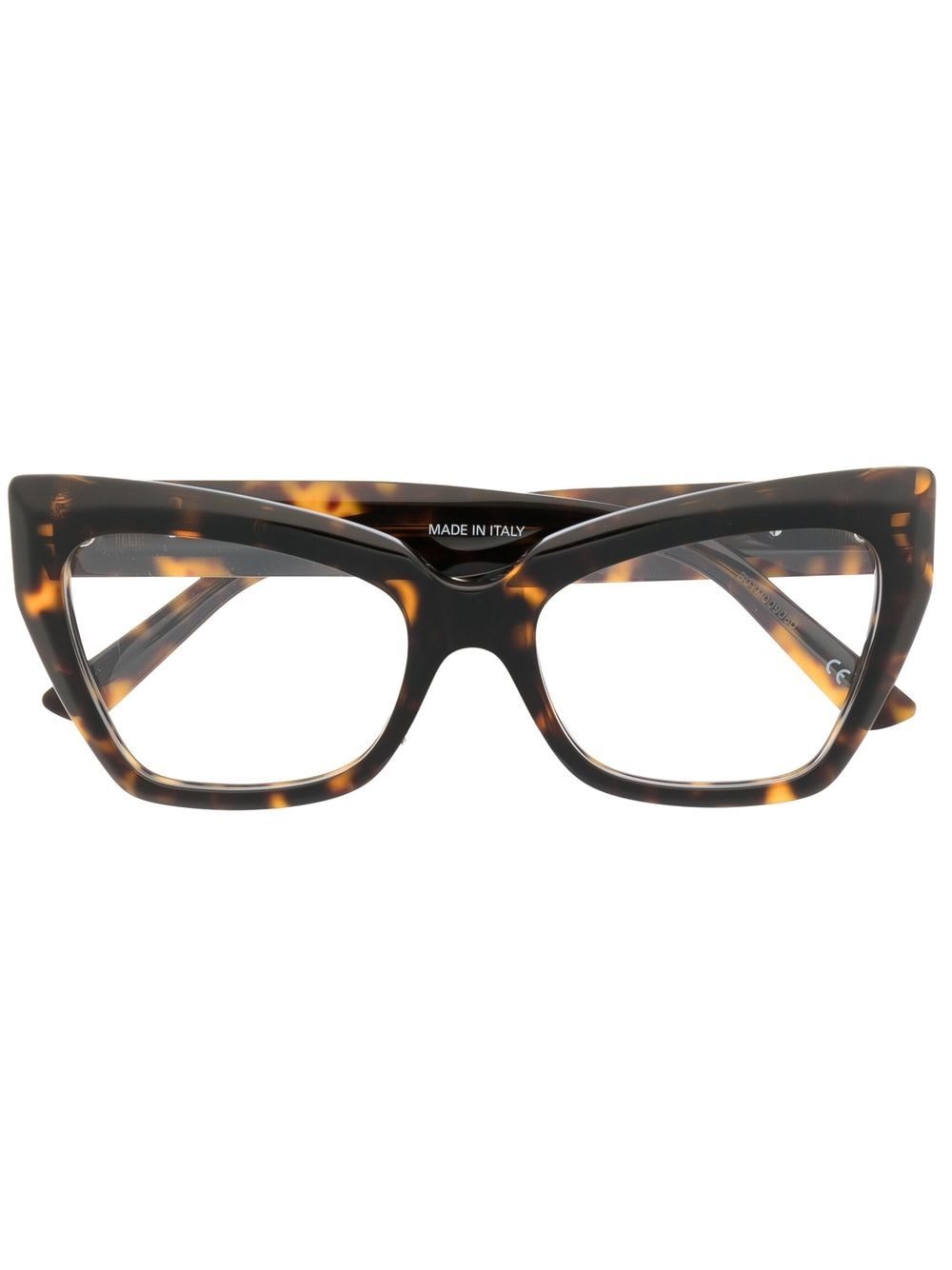 Balenciaga Eyewear tortoiseshell-effect cat-eye glasses - Brown von Balenciaga Eyewear
