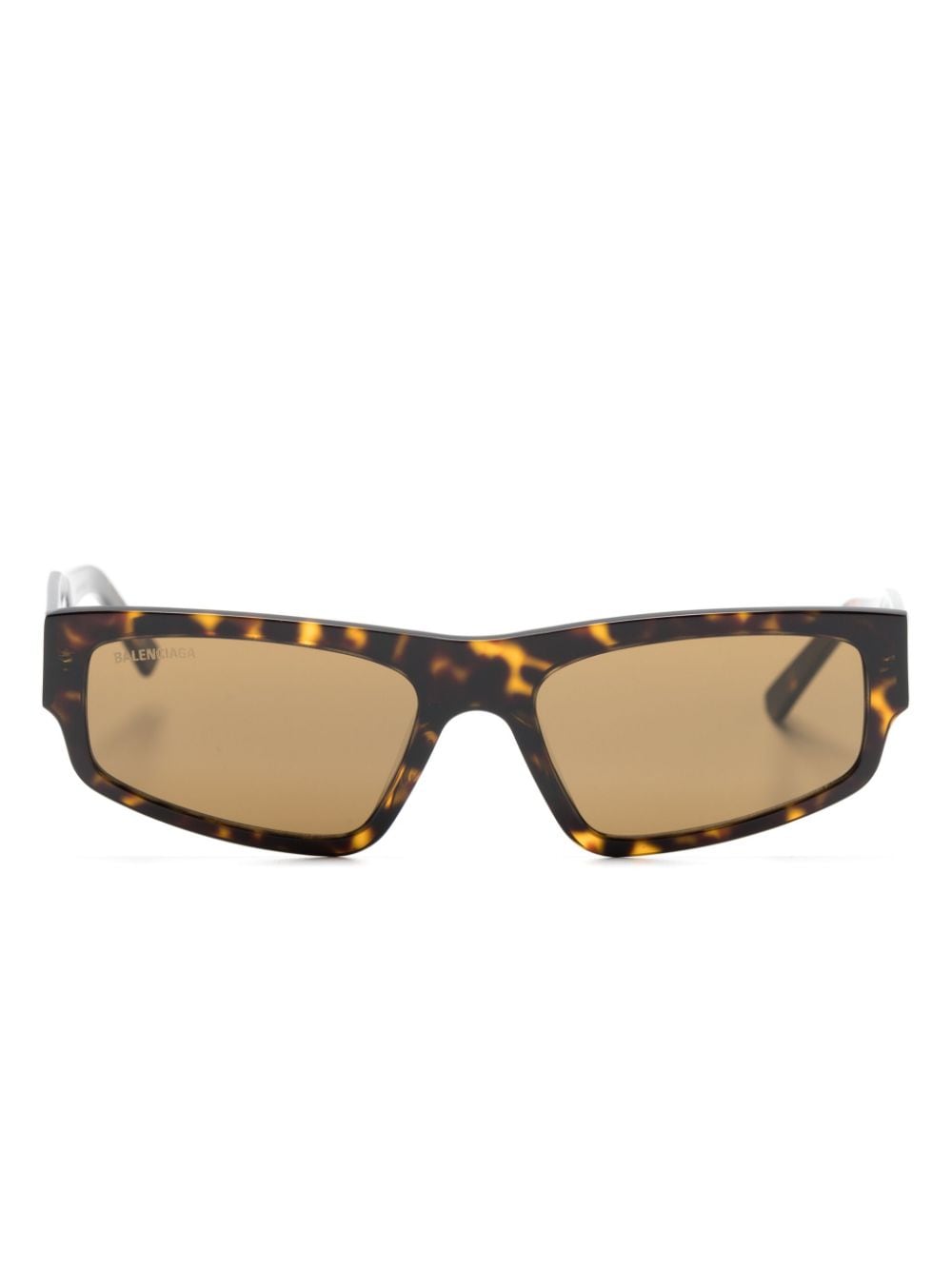 Balenciaga Eyewear tortoiseshell-effect square-frame sunglasses - Brown von Balenciaga Eyewear