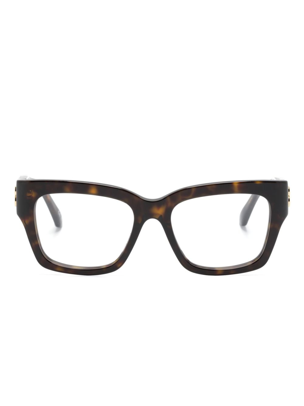 Balenciaga Eyewear tortoiseshell square-frame glasses - Brown von Balenciaga Eyewear