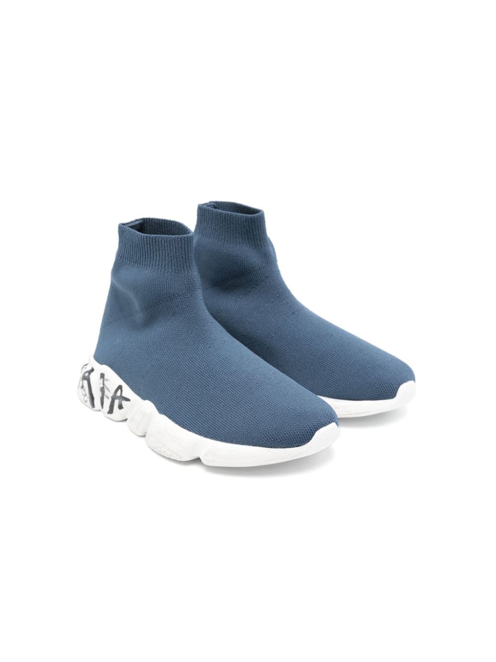 Balenciaga Kids Speed 2.0 high-top sneakers - Blue von Balenciaga Kids