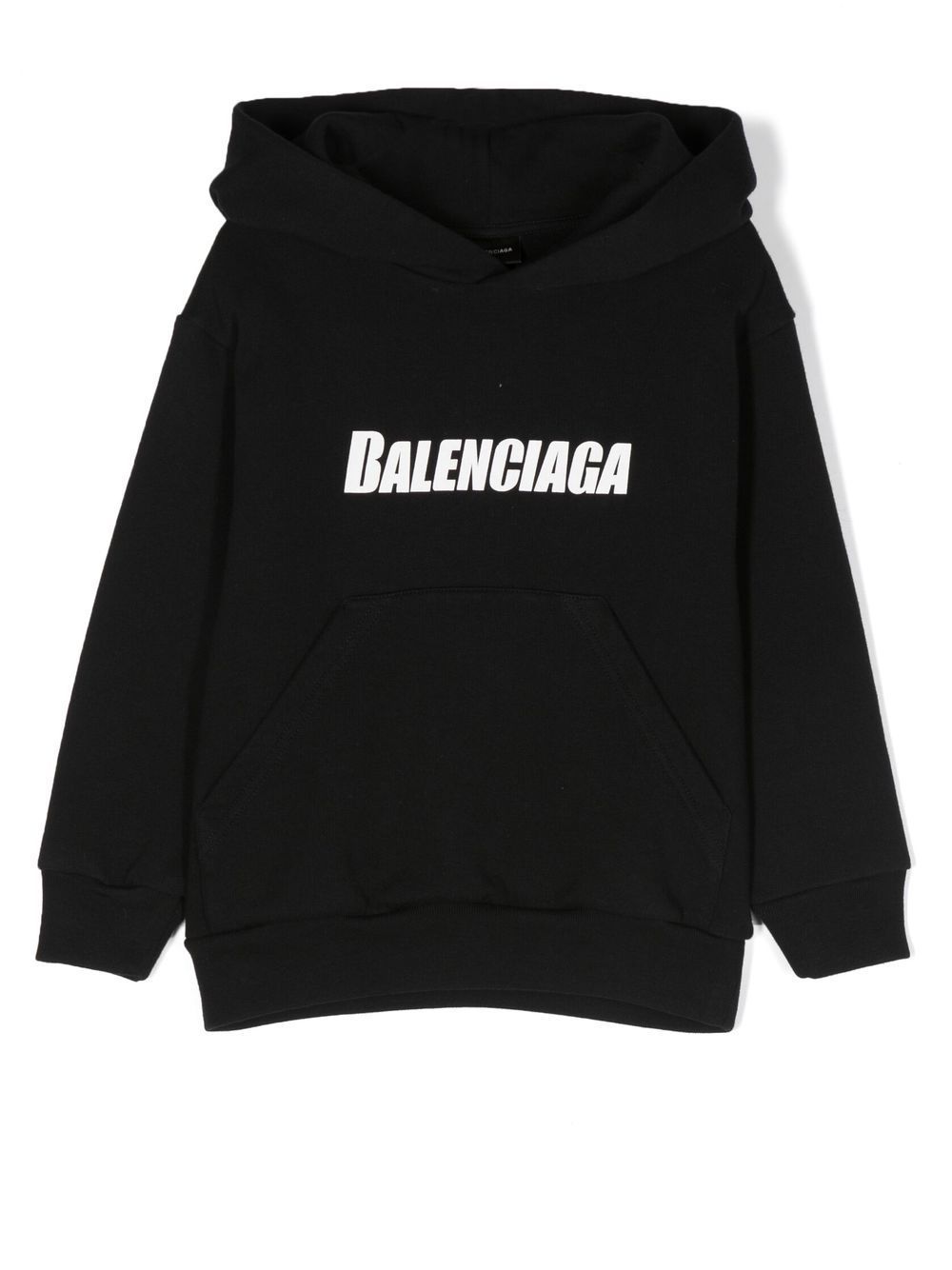 Balenciaga Kids chest-logo hoodie - Black von Balenciaga Kids