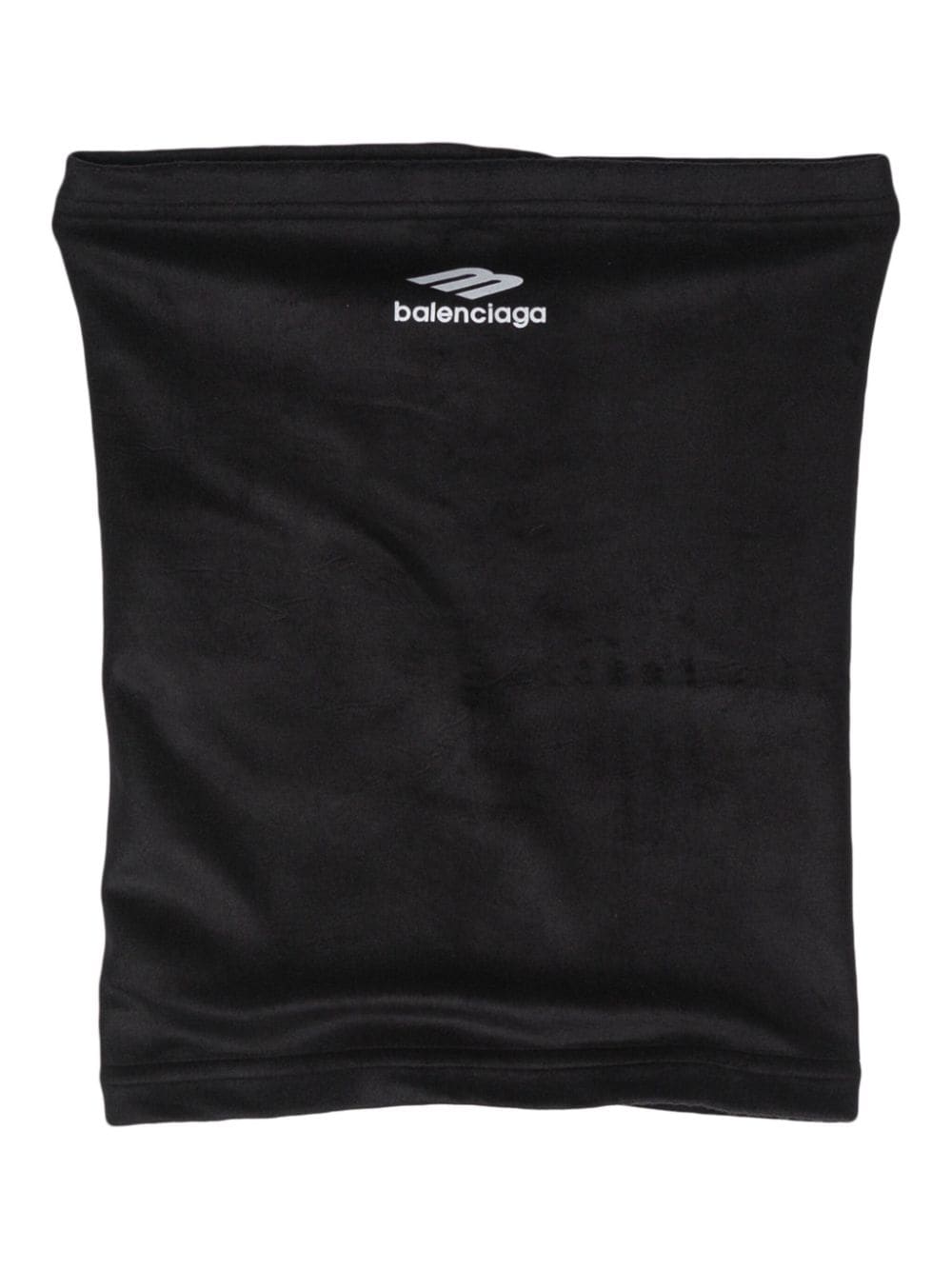 Balenciaga 3B Sports Icon logo-print scarf - Black von Balenciaga