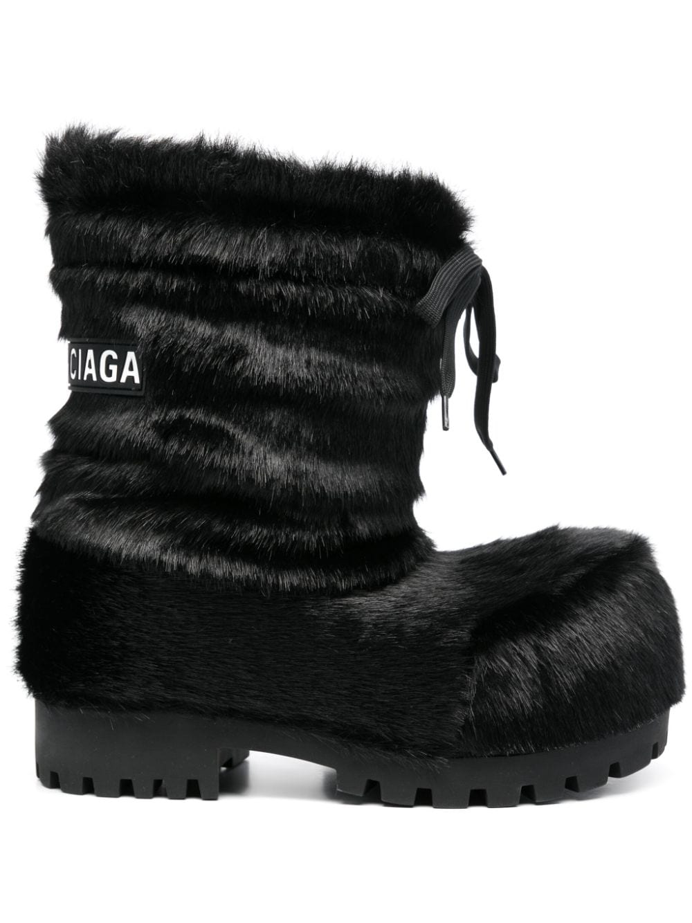 Balenciaga Alaska faux-fur ankle boots - Black von Balenciaga