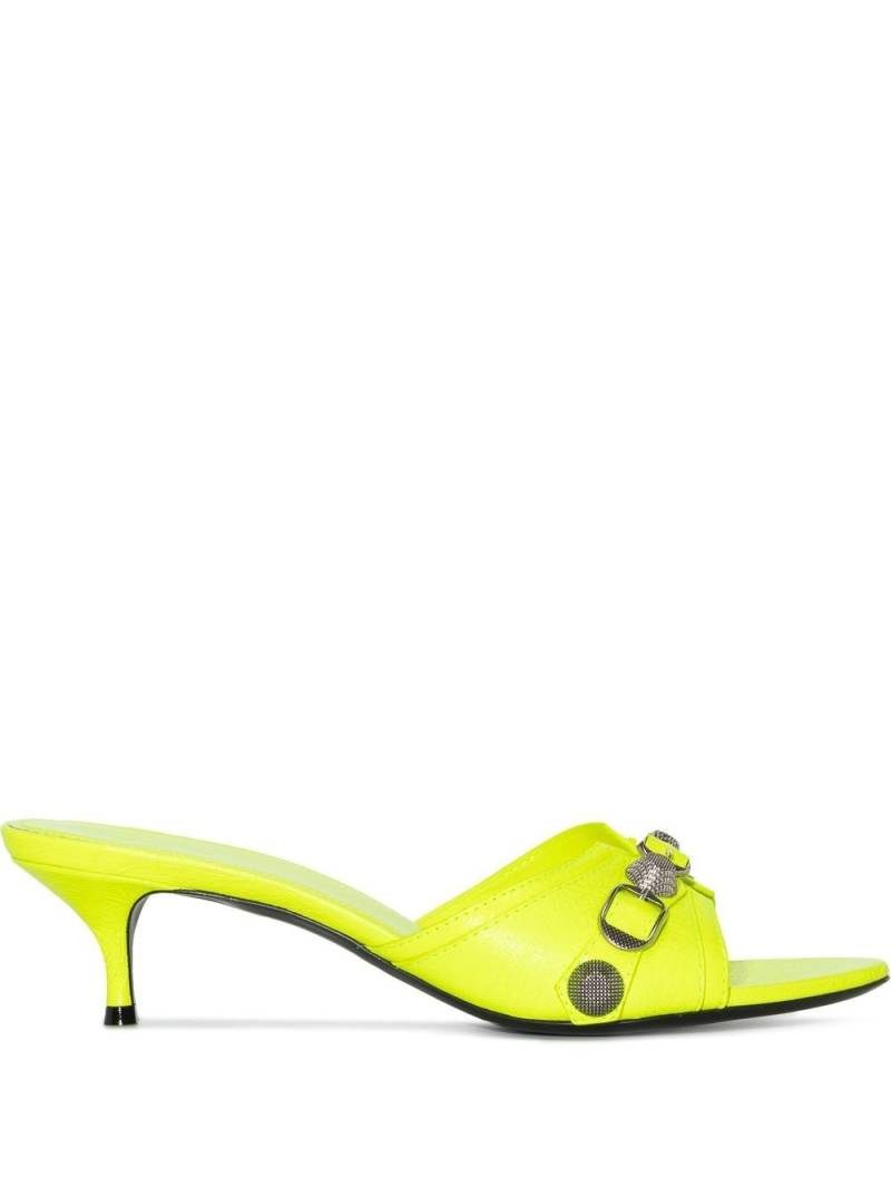 Balenciaga Cagole 50mm sandals - Green von Balenciaga