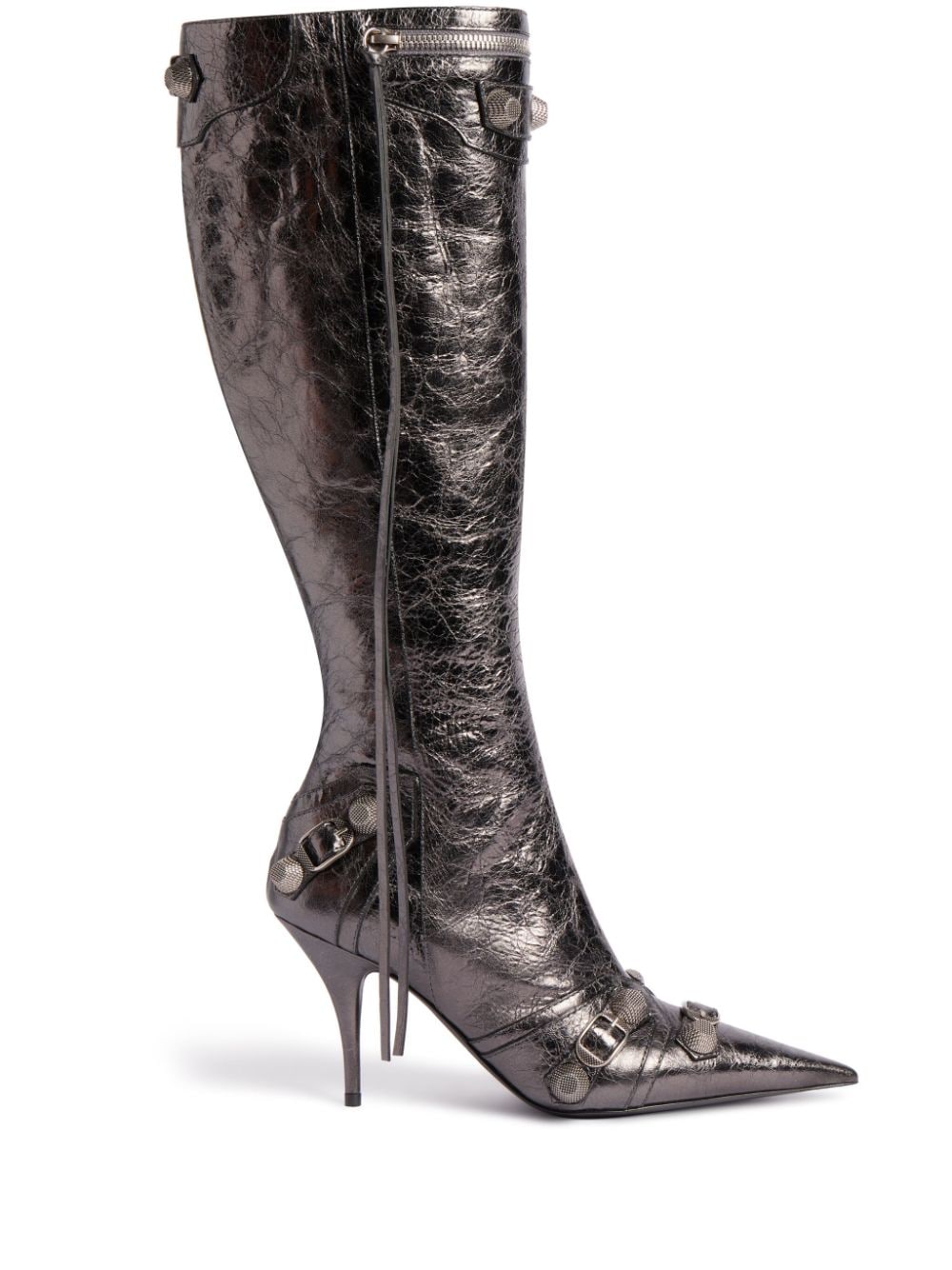 Balenciaga Cagole 90mm pointed-toe boots - Grey von Balenciaga