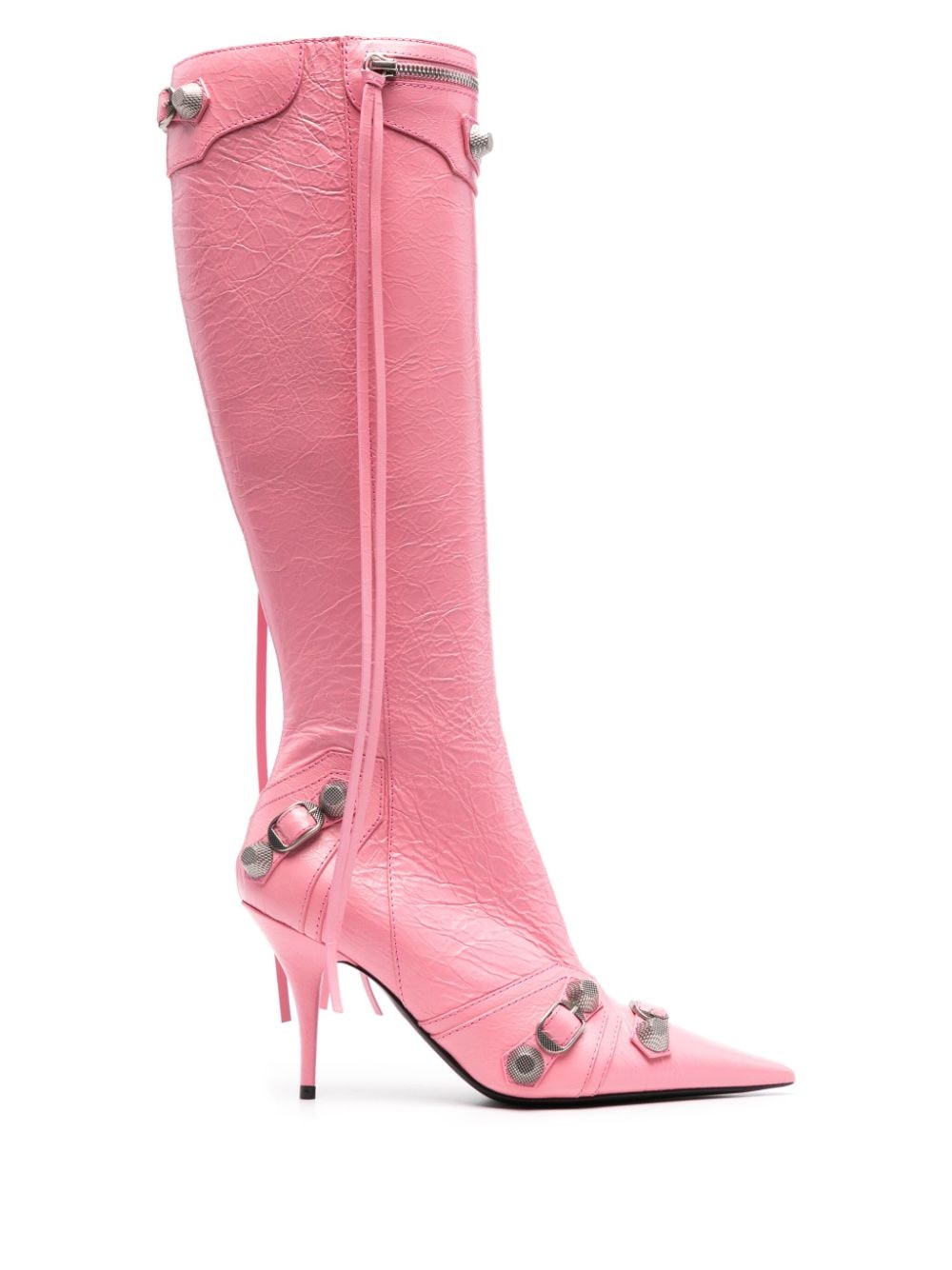 Balenciaga Cagole pointed-toe boots - Pink von Balenciaga
