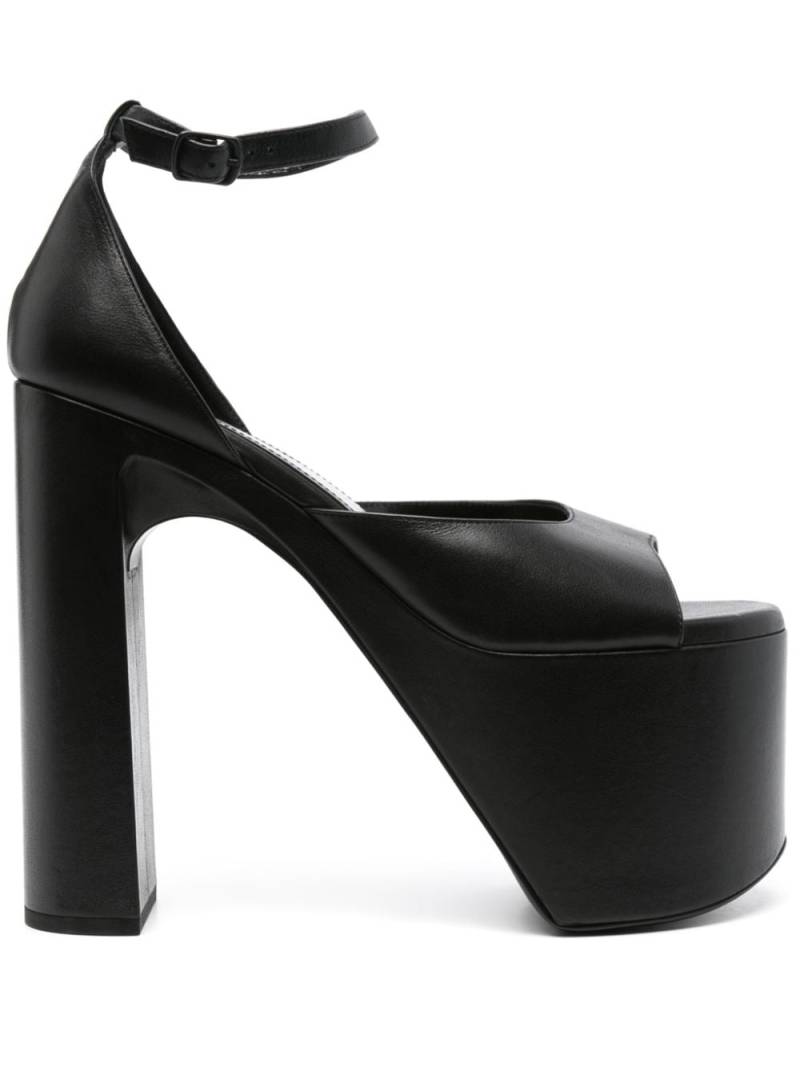 Balenciaga Camden 160mm platform sandals - Black von Balenciaga