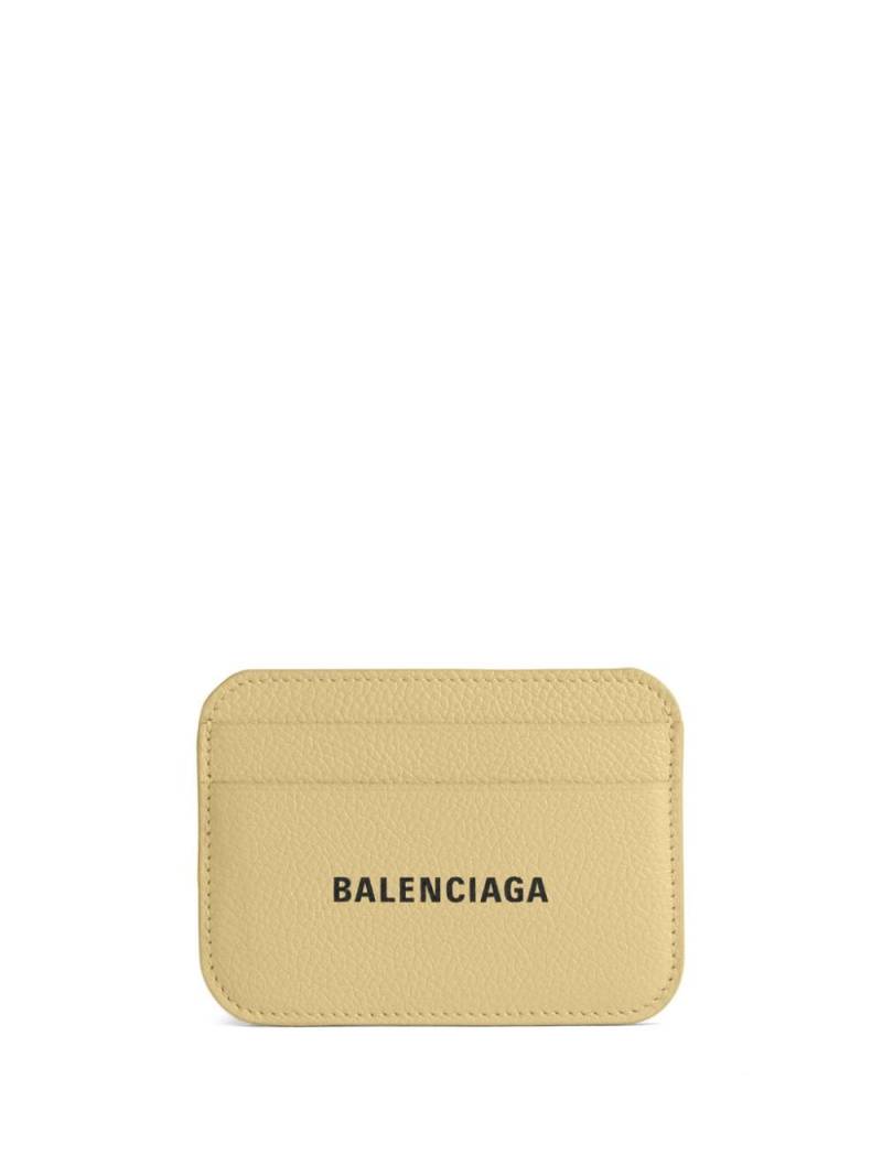 Balenciaga Cash leather cardholder - Yellow von Balenciaga