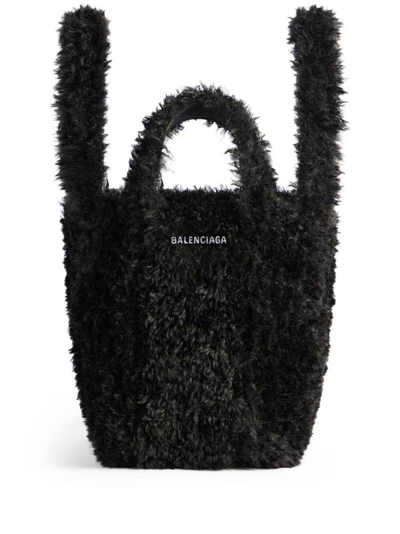 Balenciaga Everyday 2.0 faux-fur tote bag - Black von Balenciaga