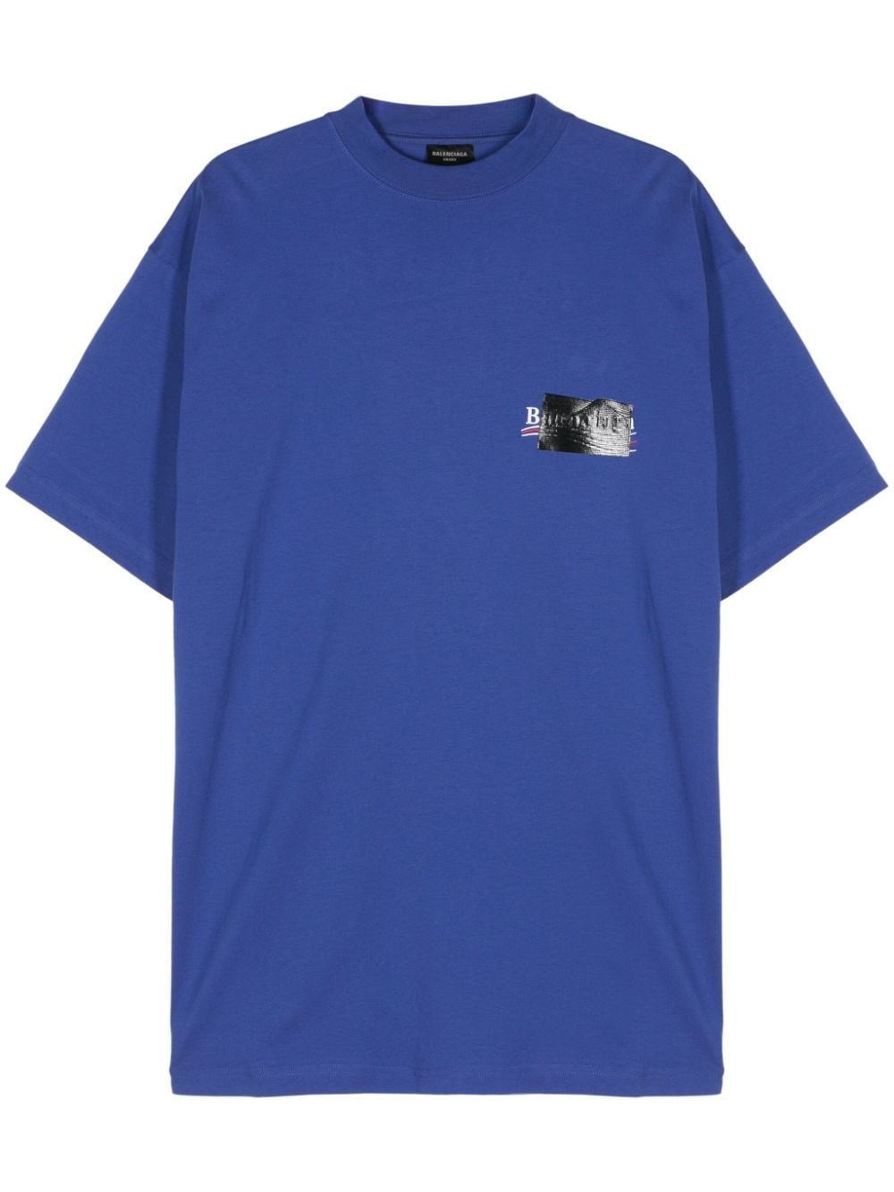 Balenciaga Gaffer Political Campaign-print T-shirt - Blue von Balenciaga