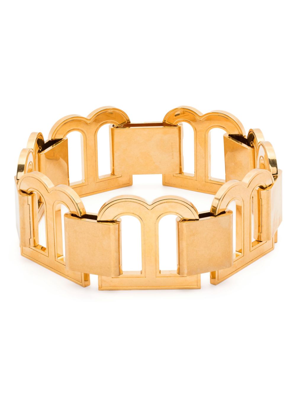 Balenciaga Hourglass XL choker necklace - Gold von Balenciaga