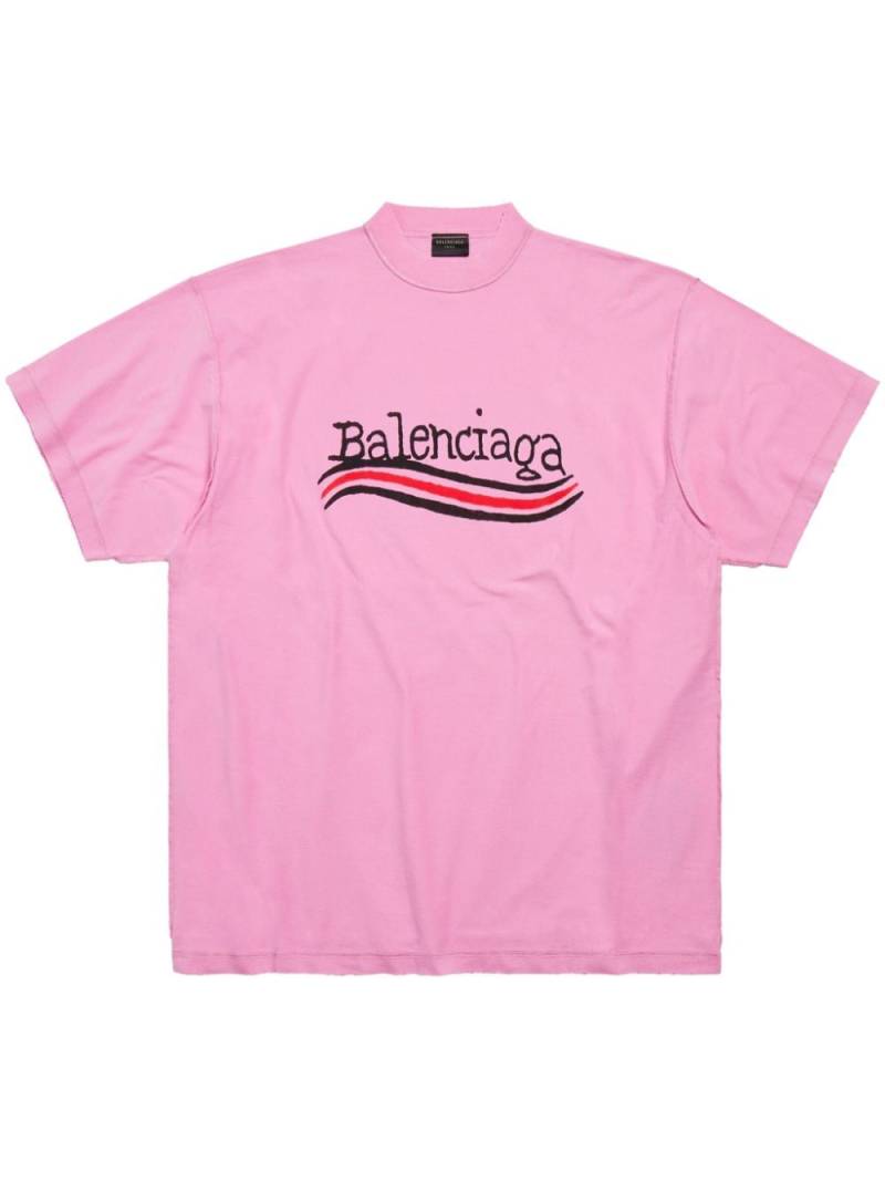 Balenciaga Inside Out cotton T-shirt - Pink von Balenciaga