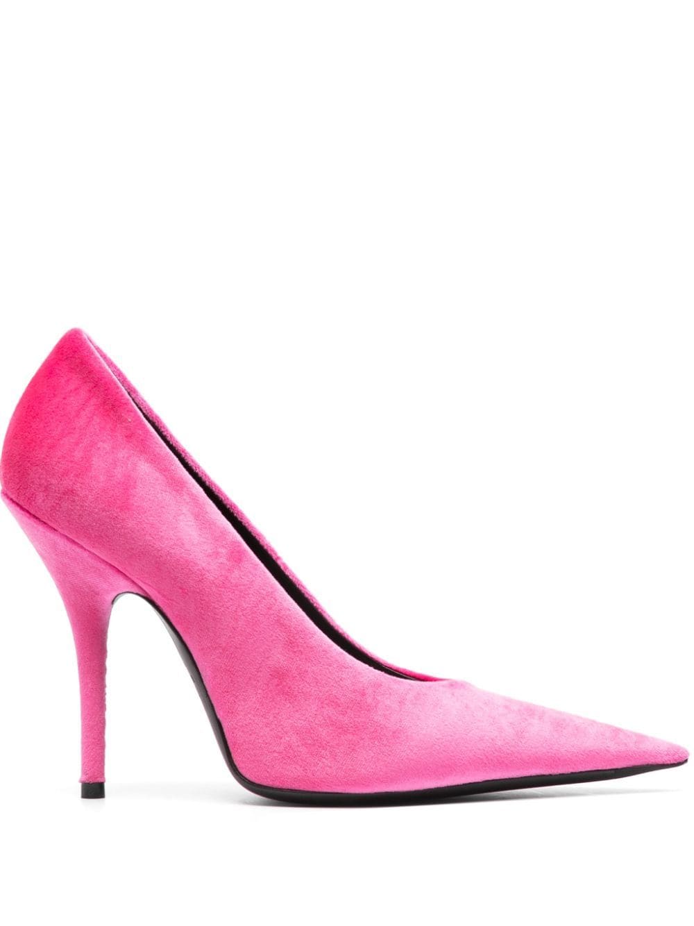 Balenciaga Knife 110mm velvet pumps - Pink von Balenciaga