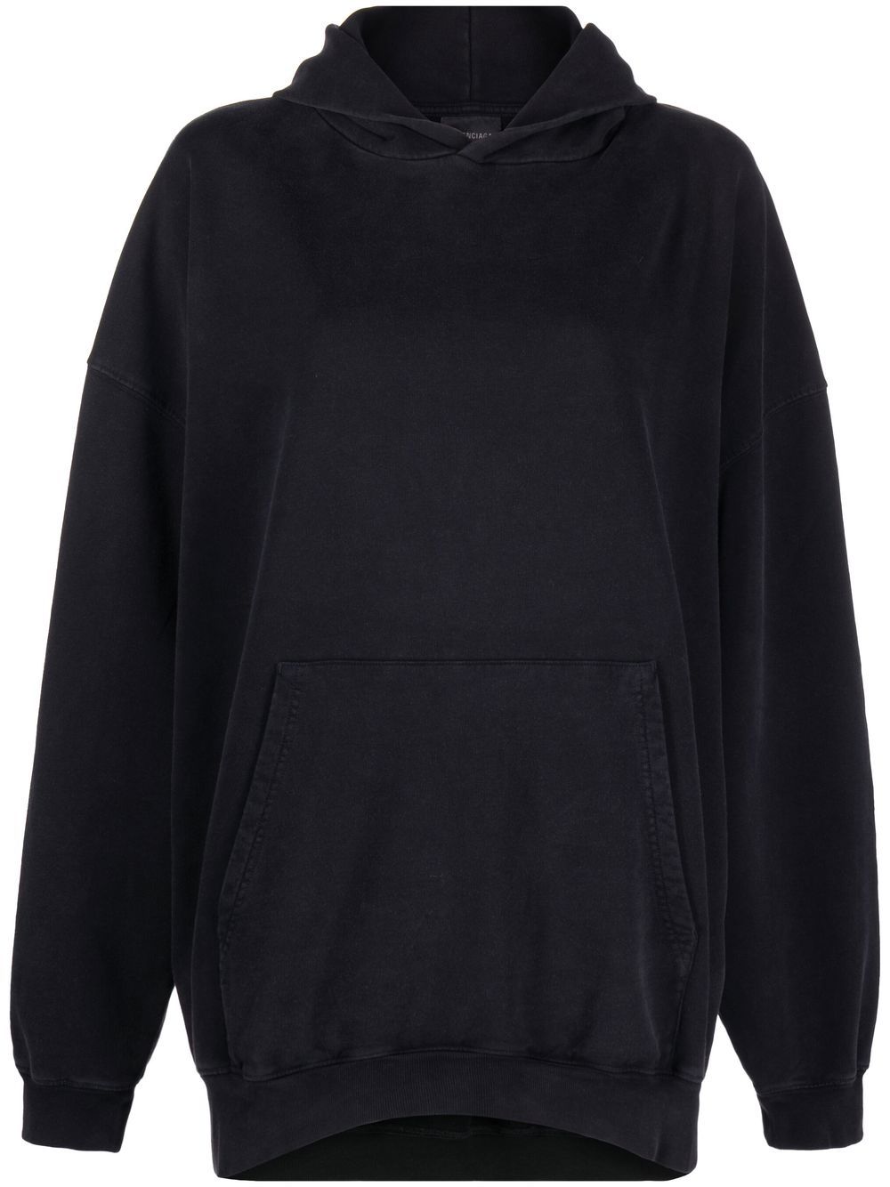 Balenciaga Large Fit long-sleeve hoodie - Black von Balenciaga