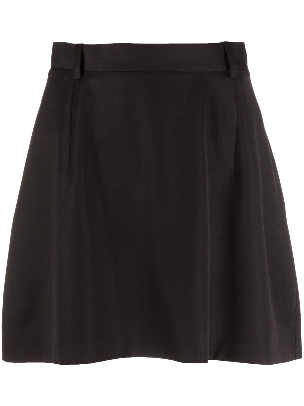 Balenciaga Large Mini A-line skirt - Black von Balenciaga
