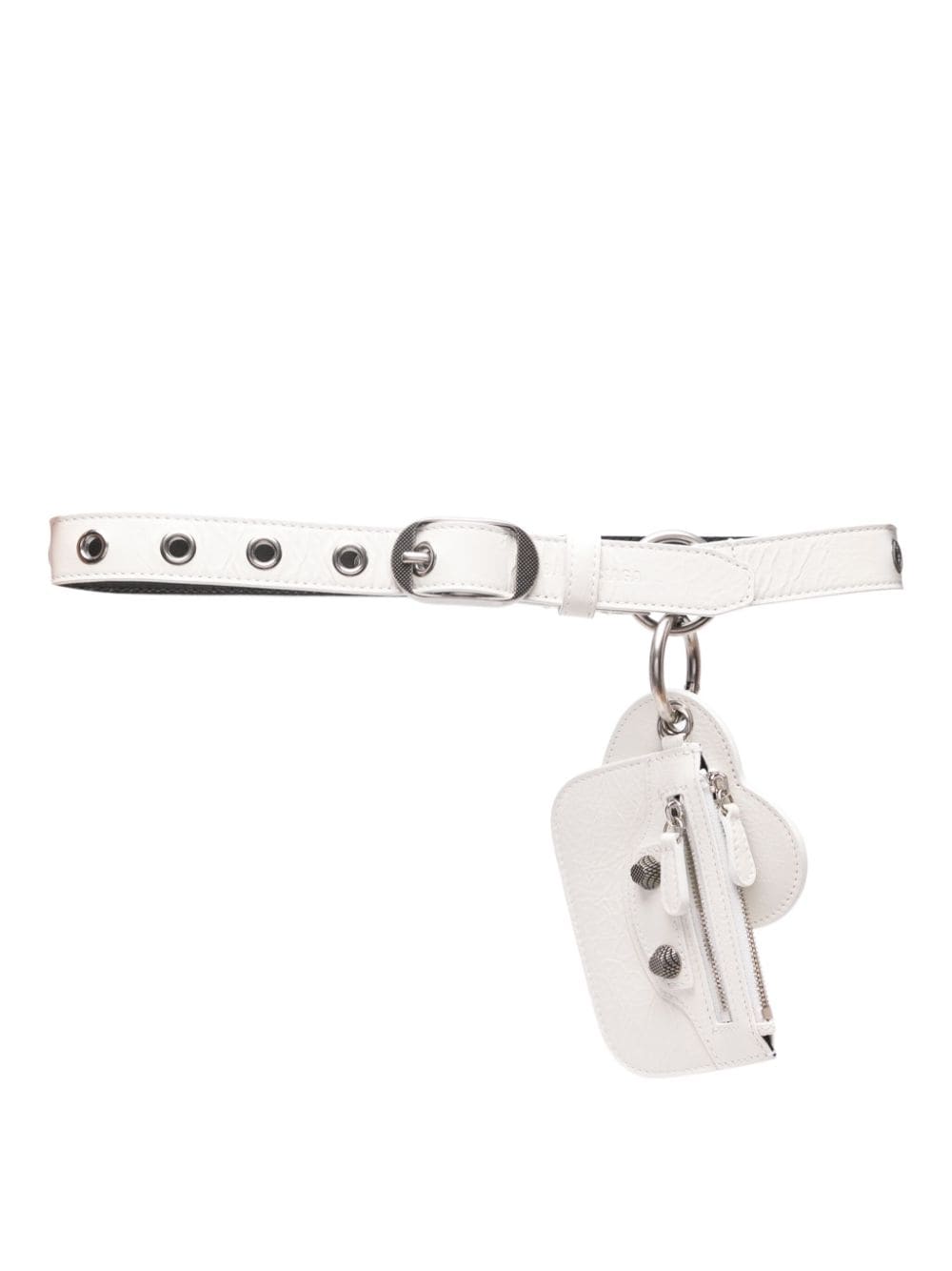 Balenciaga Le Cagole charm belt - White von Balenciaga