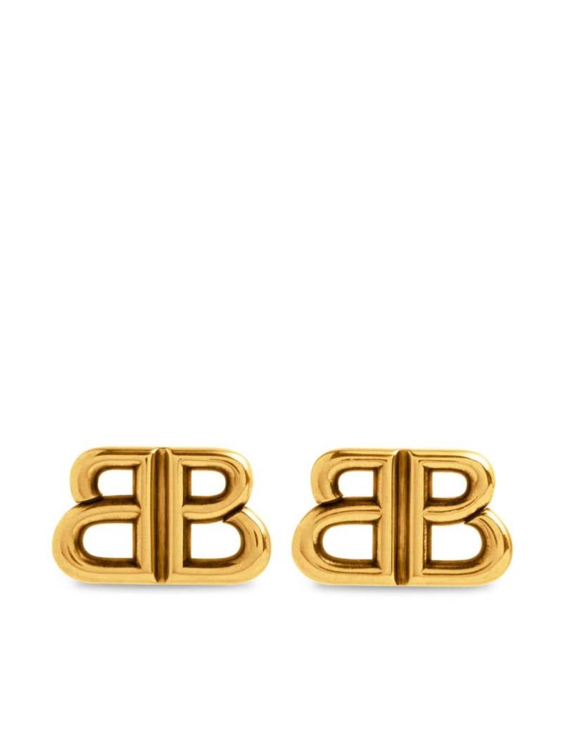 Balenciaga Monaco stud earrings - Gold von Balenciaga