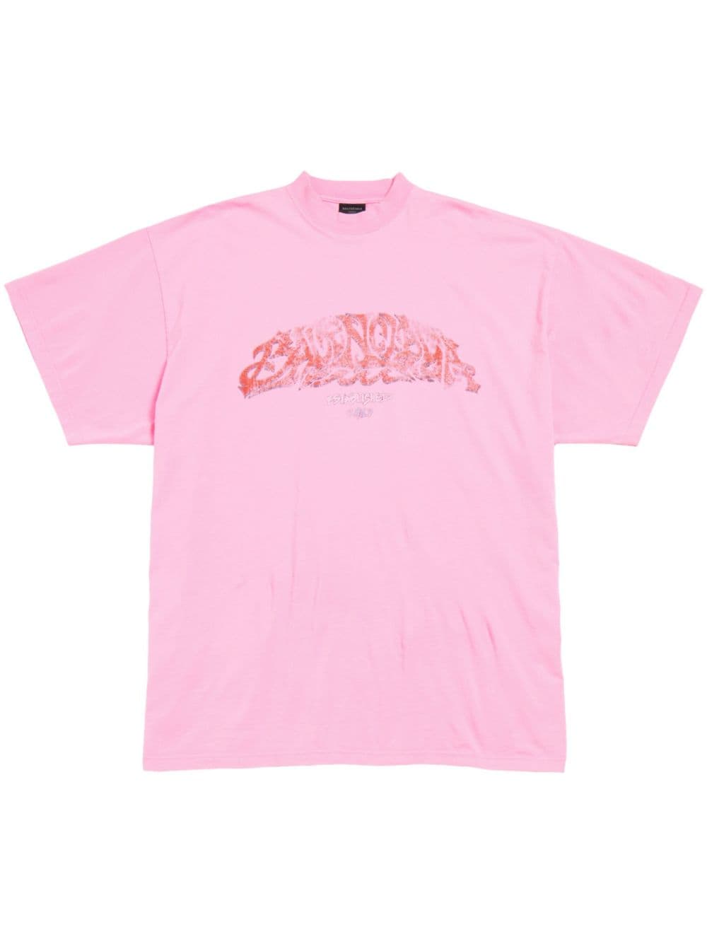 Balenciaga Offshore cotton T-shirt - Pink von Balenciaga