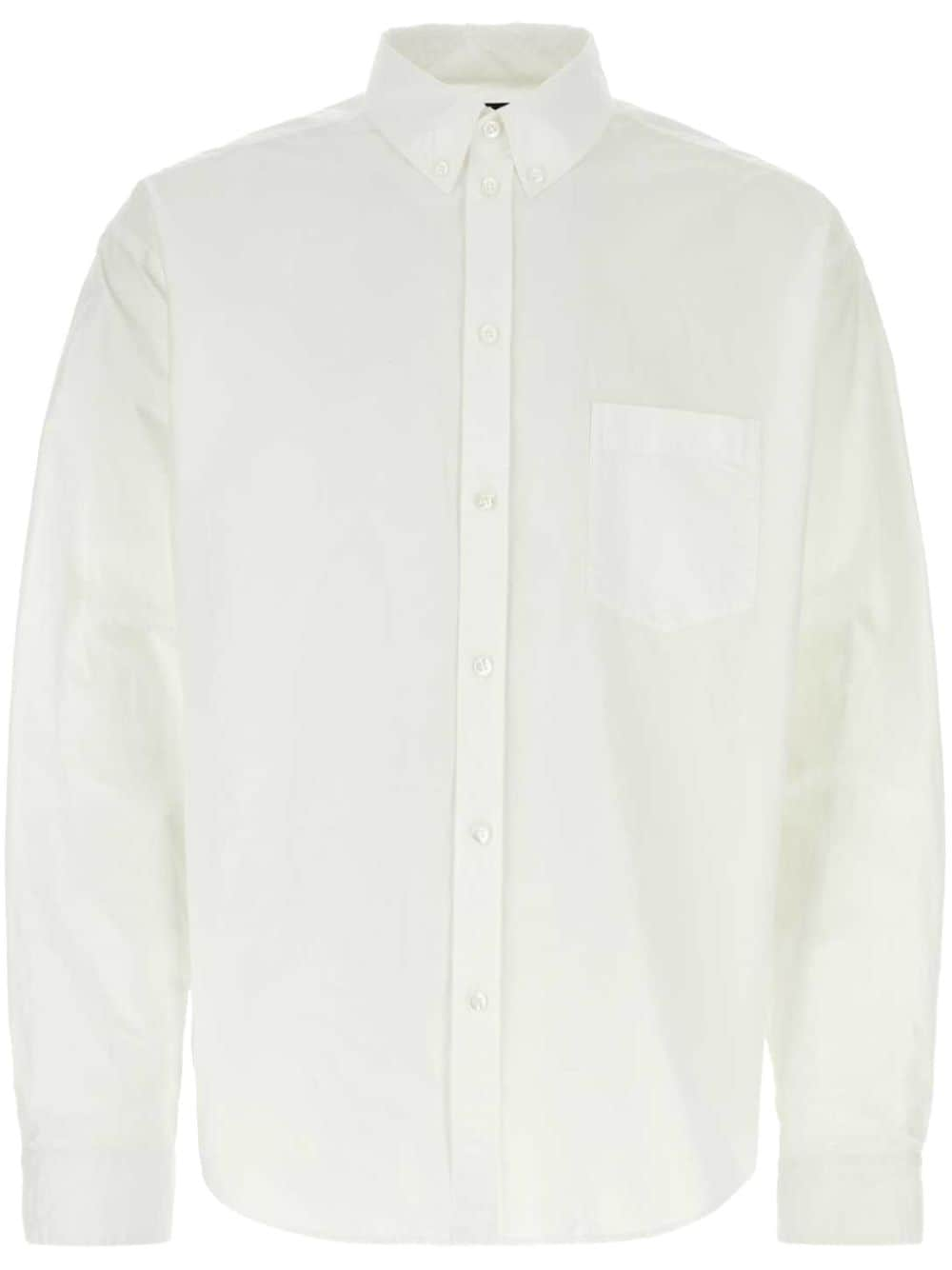 Balenciaga Political Stencil cotton shirt - White von Balenciaga