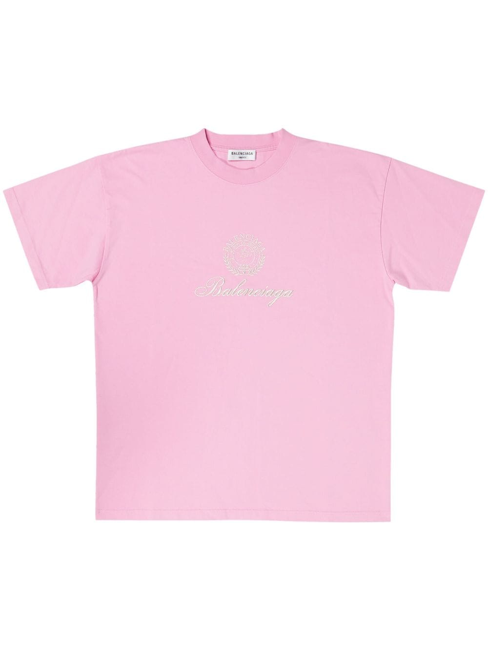 Balenciaga Qixi Crest cotton T-shirt - Pink von Balenciaga