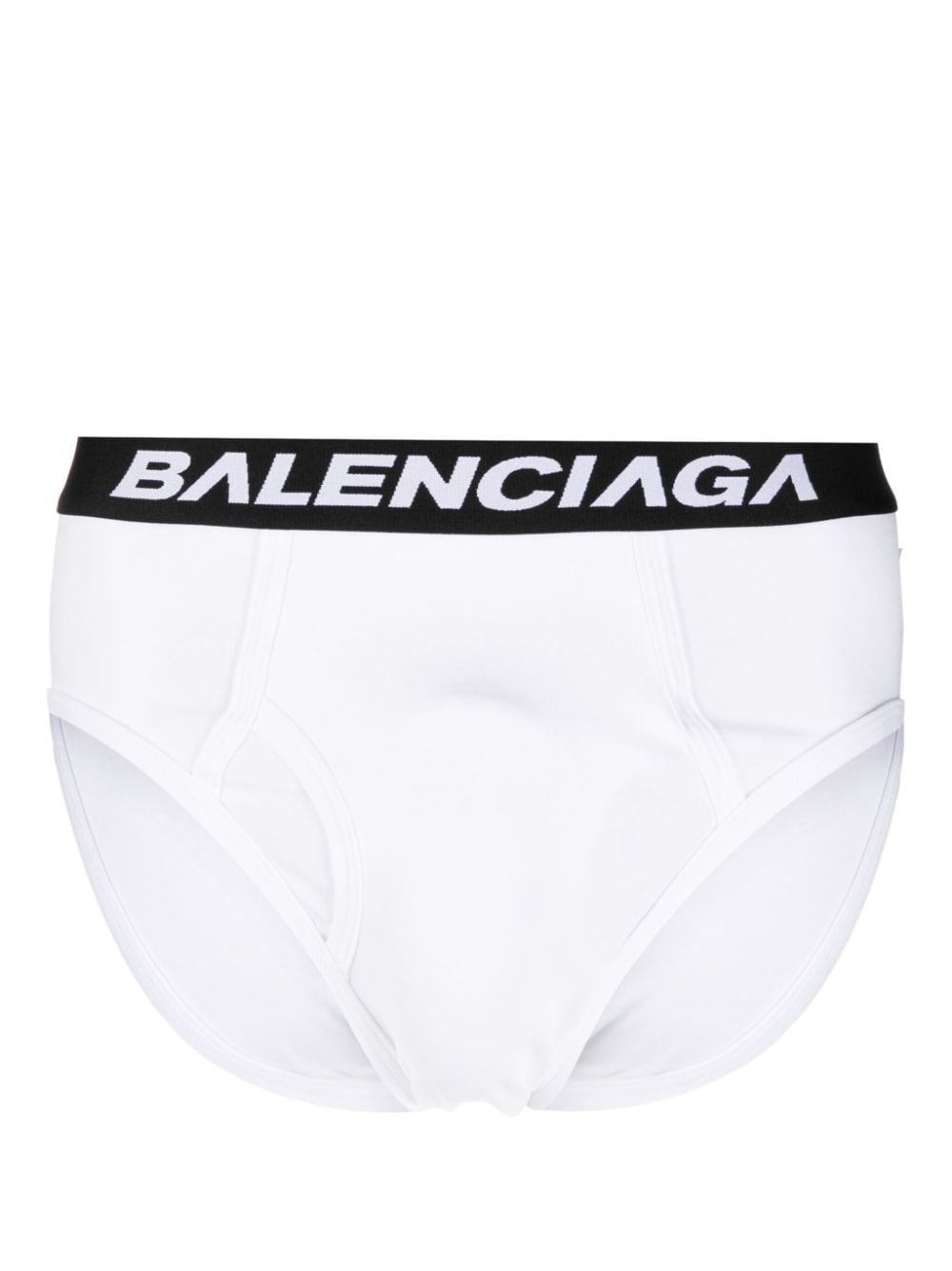 Balenciaga Racer logo-waistband briefs - White von Balenciaga