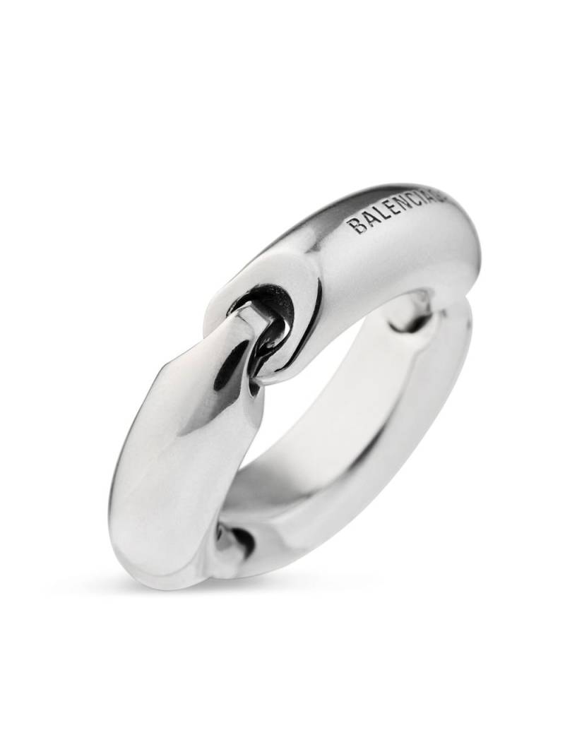 Balenciaga Solid 2.0 ring - Silver von Balenciaga