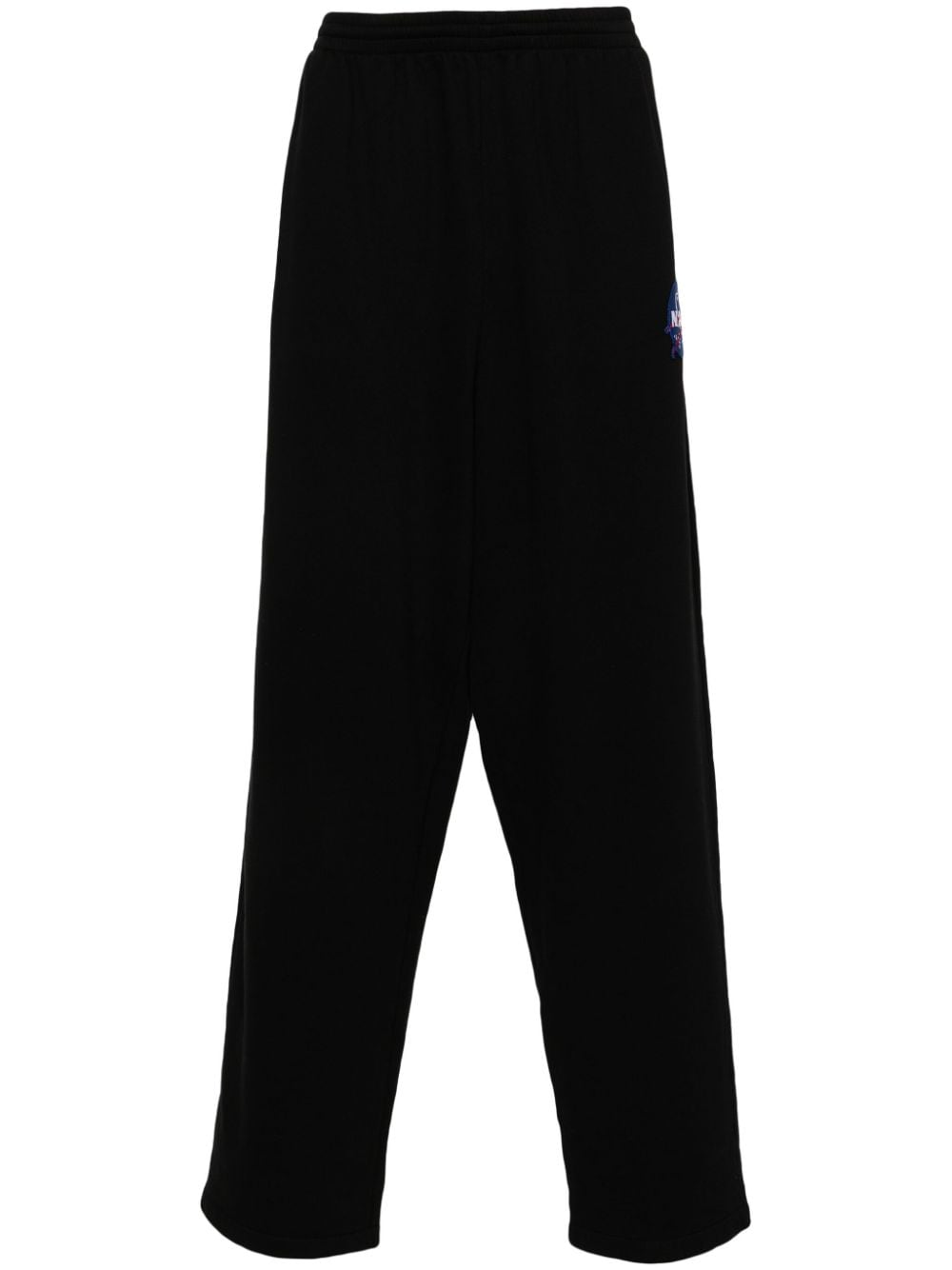 Balenciaga Space cotton track pants - Black von Balenciaga