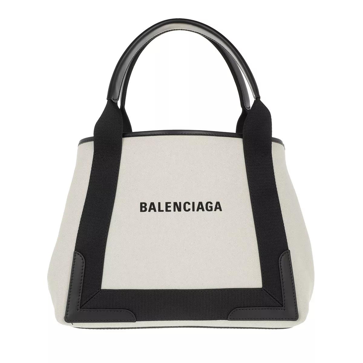 Balenciaga Henkeltasche - Navy Cabas S Tote - Gr. unisize - in Beige - für Damen von Balenciaga